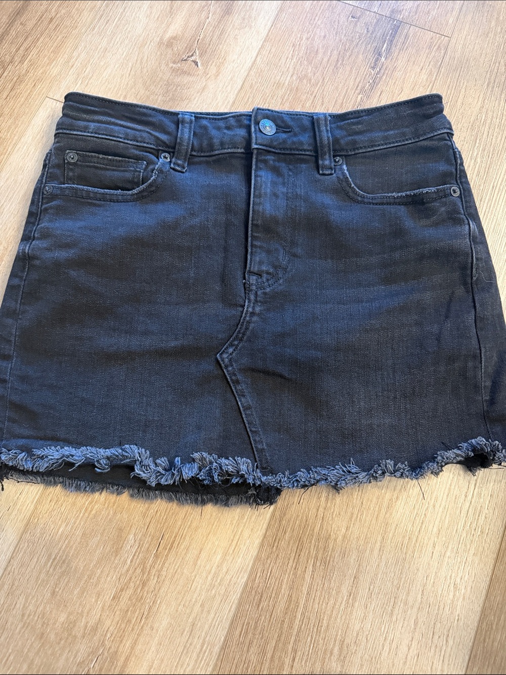 American Eagle Outfitters Black Denim Skirt